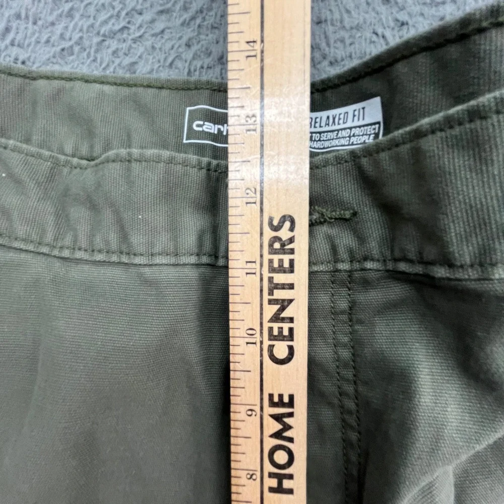 Carhartt Rugged Flex Relaxed Fit Canvas Work‎ Pants Moss Men's 40x30 BN2291M
